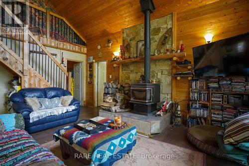 139D Petit Lane, Kearney, ON - Indoor Photo Showing Living Room With Fireplace