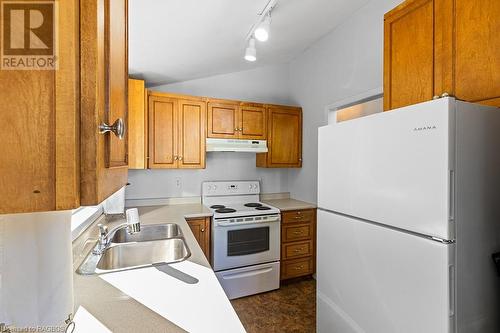 373 Eagle Road, Tobermory, ON - Indoor Photo Showing Kitchen With Double Sink