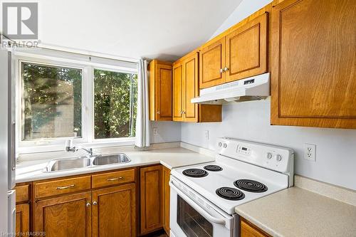 373 Eagle Road, Tobermory, ON - Indoor Photo Showing Kitchen With Double Sink