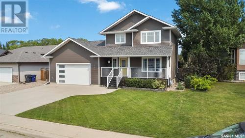 209 Diefenbaker Avenue, Hague, SK - Outdoor With Deck Patio Veranda With Facade