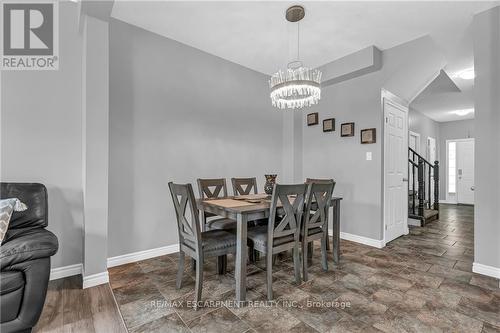 6 - 9 Hampton Brook Way, Hamilton (Mount Hope), ON - Indoor Photo Showing Dining Room