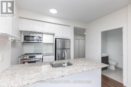 203 - 62 Forest Manor Road, Toronto (Henry Farm), ON - Indoor Photo Showing Kitchen With Stainless Steel Kitchen