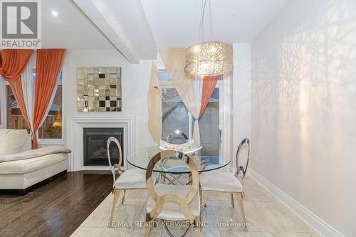 22 Yellowknife Road N, Brampton (Sandringham-Wellington North), ON - Indoor Photo Showing Dining Room With Fireplace