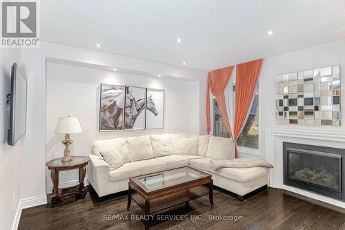 22 Yellowknife Road N, Brampton (Sandringham-Wellington North), ON - Indoor Photo Showing Living Room With Fireplace