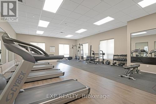 510 - 2486 Old Bronte Road, Oakville (Palermo West), ON - Indoor Photo Showing Gym Room