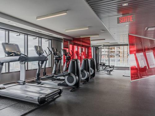 Exercise room - 2007-405 Rue De La Concorde, Montréal (Ville-Marie), QC - Indoor Photo Showing Gym Room