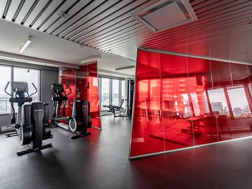 Exercise room - 2007-405 Rue De La Concorde, Montréal (Ville-Marie), QC - Indoor Photo Showing Gym Room