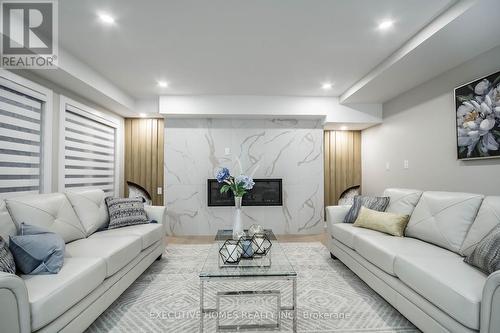 185 Hendrie Avenue, Burlington (Lasalle), ON - Indoor Photo Showing Living Room With Fireplace