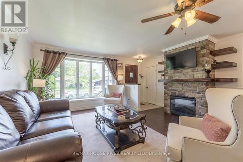 259 Clarke Drive, Peterborough, ON - Indoor Photo Showing Living Room With Fireplace