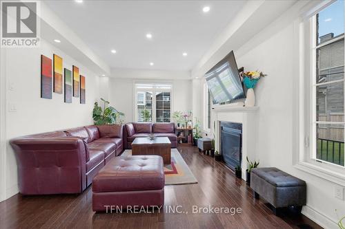 220 Great Falls Boulevard, Hamilton (Waterdown), ON - Indoor Photo Showing Living Room With Fireplace