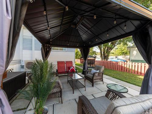 Patio - 6 Rue Francine, Saint-Jean-Sur-Richelieu, QC - Outdoor With Deck Patio Veranda With Exterior