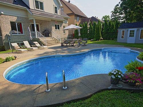 Cour - 74 Rue Antoine-Forestier, Carignan, QC - Outdoor With In Ground Pool With Backyard