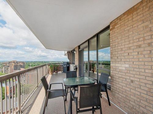 Balcony - 1503-4300 Place Des Cageux, Laval (Chomedey), QC - Outdoor With Exterior