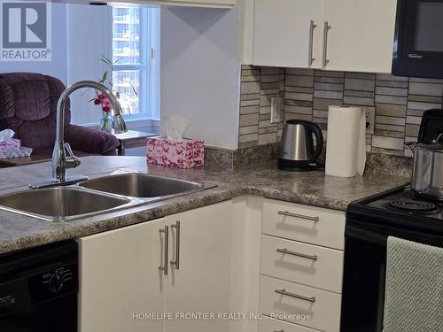 1505 - 4090 Living Arts Drive, Mississauga (City Centre), ON - Indoor Photo Showing Kitchen With Double Sink