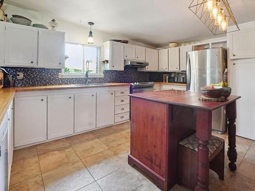 Cuisine - 3855 Rg Des Trente, Saint-Jean-Baptiste, QC - Indoor Photo Showing Kitchen With Double Sink