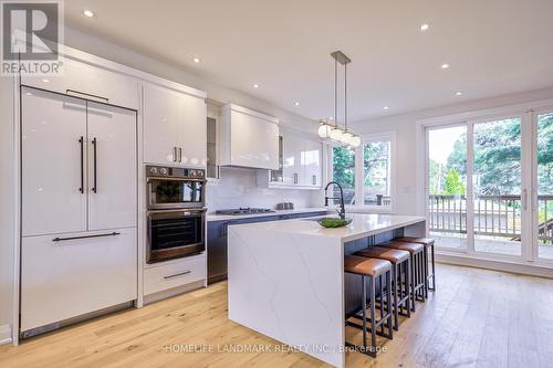 504 Mortimer Avenue, Toronto (Danforth Village-East York), ON - Indoor Photo Showing Kitchen With Upgraded Kitchen