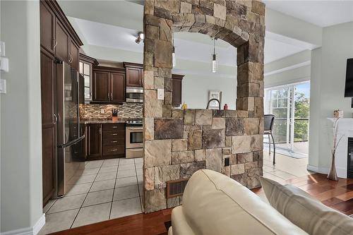 8 Brooking Court, Ancaster, ON - Indoor With Fireplace