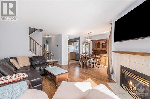 16 Liette Court, Kemptville, ON - Indoor Photo Showing Living Room With Fireplace