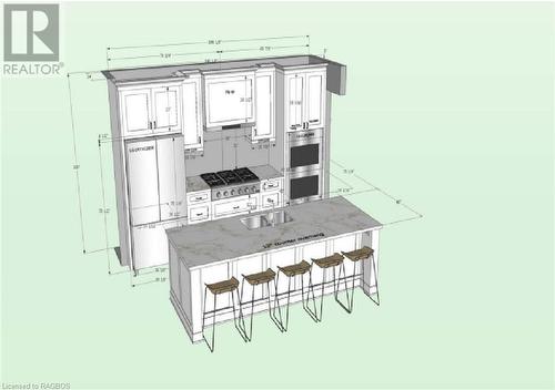 KITCHEN RENDERING - 56 Trillium Crossing, Northern Bruce Peninsula, ON - Other