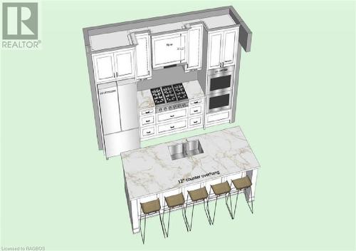 KITCHEN RENDERING - 56 Trillium Crossing, Northern Bruce Peninsula, ON - Other