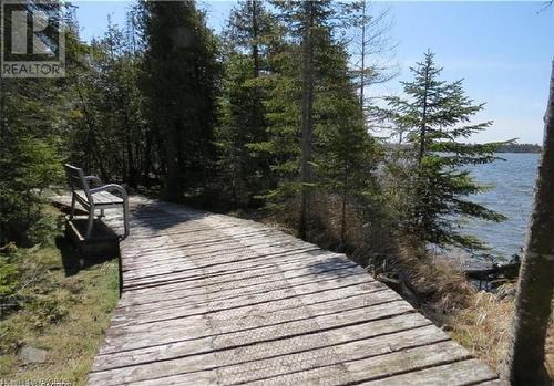 your private use trail system - 56 Trillium Crossing, Northern Bruce Peninsula, ON - Outdoor With Body Of Water