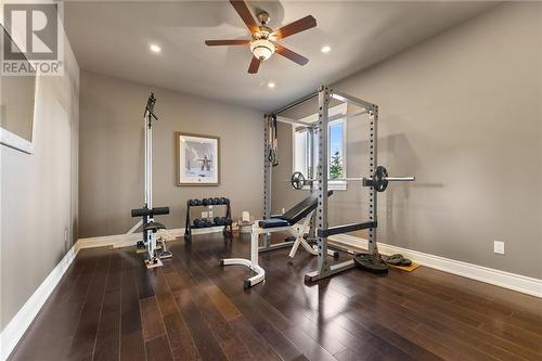 749 Chenaux Road, Haley Station, ON - Indoor Photo Showing Gym Room