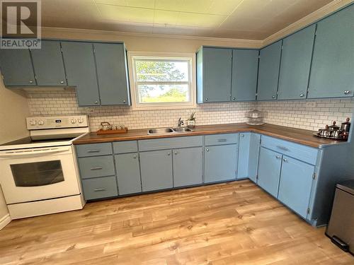 14 Cove Road, Comfort Cove, NL - Indoor Photo Showing Kitchen With Double Sink