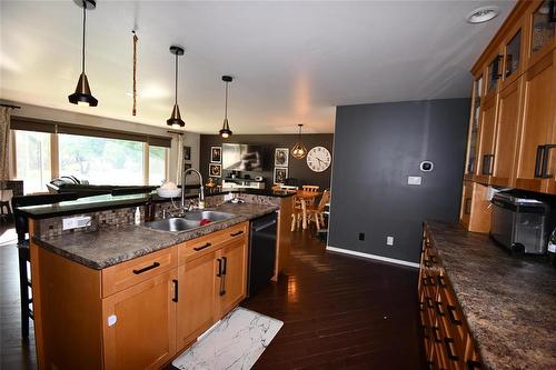 222 Bicknell Boulevard, Russell, MB - Indoor Photo Showing Kitchen With Double Sink