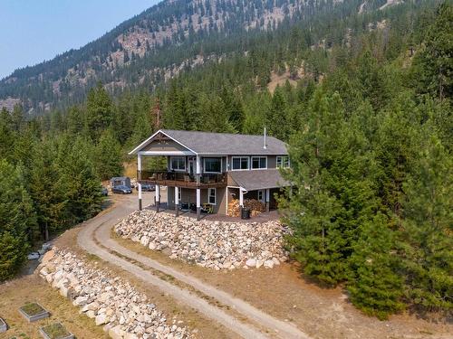 8885 Josephine Road, Kamloops, BC - Outdoor With Deck Patio Veranda With View