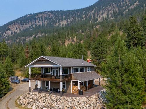 8885 Josephine Road, Kamloops, BC - Outdoor With Deck Patio Veranda With View