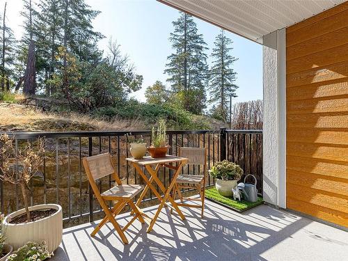 202-4810 Cedar Ridge Pl, Nanaimo, BC - Outdoor With Deck Patio Veranda With Exterior