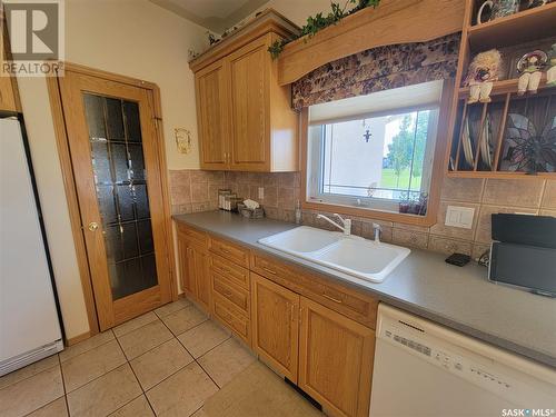 5329 Herald Street, Macklin, SK - Indoor Photo Showing Kitchen With Double Sink