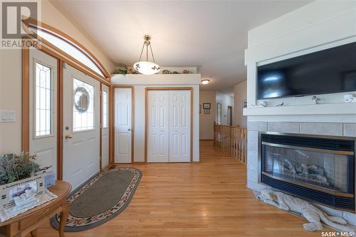 5329 Herald Street, Macklin, SK - Indoor With Fireplace