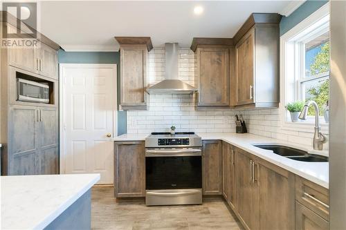 5 Briardale Drive, Moncton, NB - Indoor Photo Showing Kitchen With Double Sink With Upgraded Kitchen