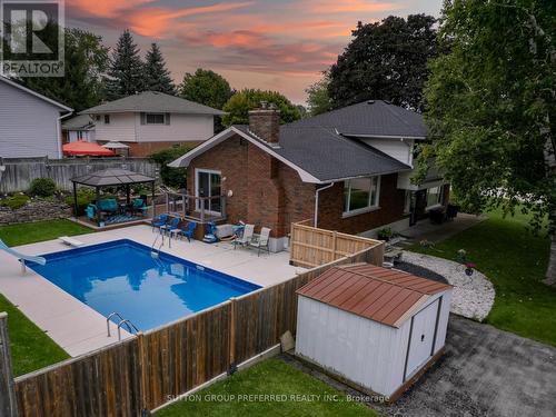 260 Ferncrest Road, Woodstock, ON - Outdoor With In Ground Pool With Deck Patio Veranda With Exterior