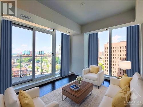 805 Carling Avenue Unit#801, Ottawa, ON - Indoor Photo Showing Living Room