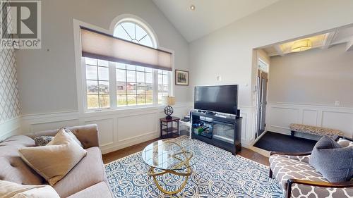 10620 111 Street, Fort St. John, BC - Indoor Photo Showing Living Room With Fireplace