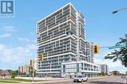 1411 - 65 Speers Road, Oakville (Old Oakville), ON - Outdoor With Balcony With Facade