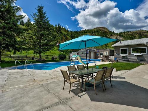 736 Durango Drive, Kamloops, BC - Outdoor With In Ground Pool With Backyard