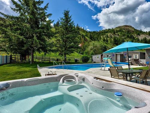 736 Durango Drive, Kamloops, BC - Outdoor With In Ground Pool With Backyard