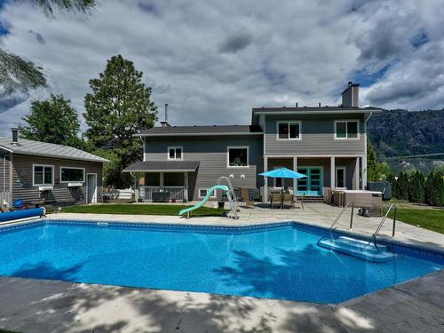 736 Durango Drive, Kamloops, BC - Outdoor With In Ground Pool With Backyard