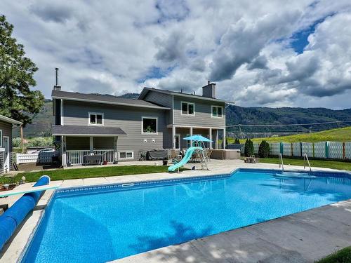 736 Durango Drive, Kamloops, BC - Outdoor With In Ground Pool With Backyard