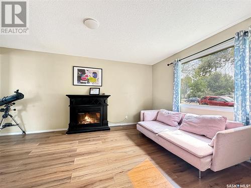 1472 99Th Street, North Battleford, SK - Indoor Photo Showing Living Room With Fireplace