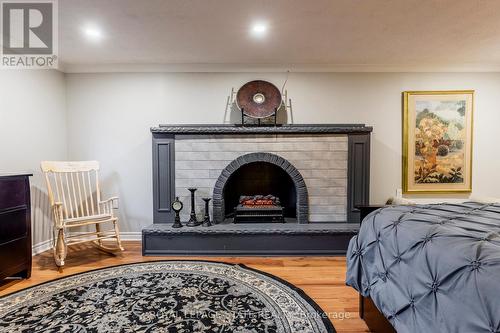 299 Carson Drive, Hamilton (Lisgar), ON - Indoor With Fireplace