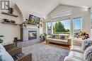 5035 Seon Crescent, Kelowna, BC  - Indoor Photo Showing Living Room With Fireplace 