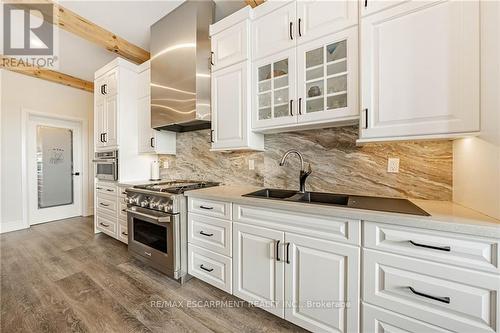 4 Middleport Road, Brant (Brantford Twp), ON - Indoor Photo Showing Kitchen With Double Sink With Upgraded Kitchen