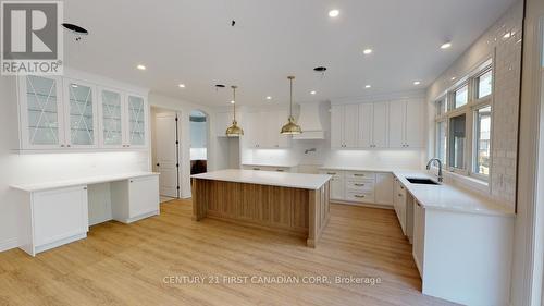 485 Julianna Court, Plympton-Wyoming (Plympton Wyoming), ON - Indoor Photo Showing Kitchen With Upgraded Kitchen