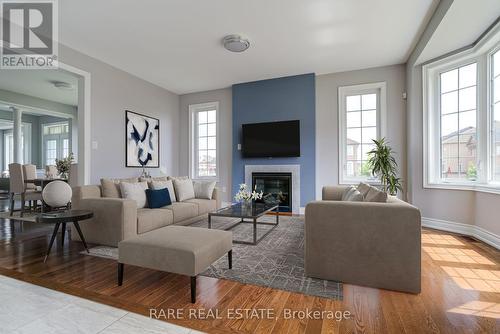 532 Mactier Drive, Vaughan (Kleinburg), ON - Indoor Photo Showing Living Room With Fireplace