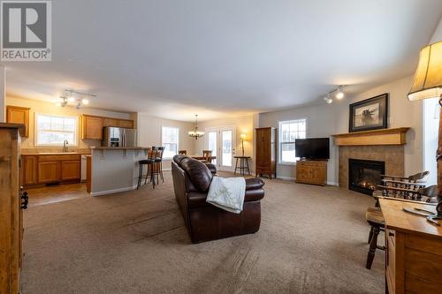 558 Anderson  Road, Golden, BC - Indoor Photo Showing Living Room With Fireplace