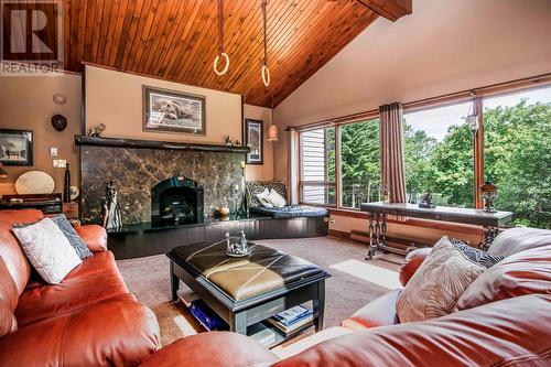 1090 Indian Meal Line, Portugal Cove St. Phillips, NL - Indoor Photo Showing Living Room With Fireplace